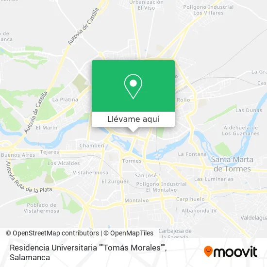 Mapa Residencia Universitaria ""Tomás Morales""