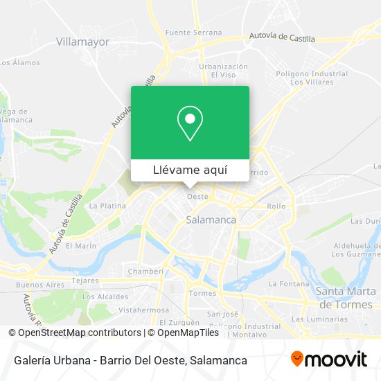 Mapa Galería Urbana - Barrio Del Oeste
