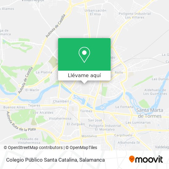 Mapa Colegio Público Santa Catalina