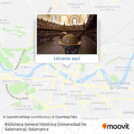 Mapa Biblioteca General Histórica (Universidad De Salamanca)