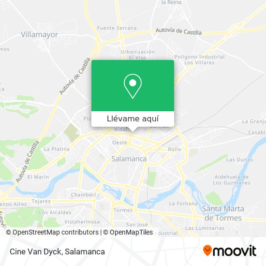 Mapa Cine Van Dyck