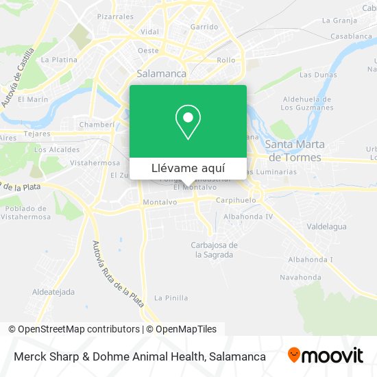 Mapa Merck Sharp & Dohme Animal Health