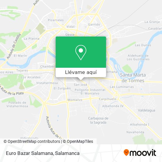 Mapa Euro Bazar Salamana