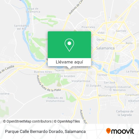 Mapa Parque Calle Bernardo Dorado