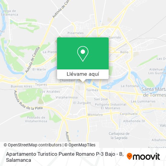 Mapa Apartamento Turistico Puente Romano P-3 Bajo - B