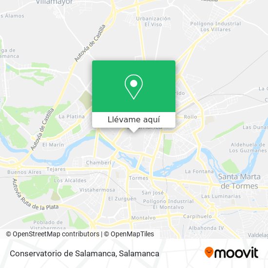 Mapa Conservatorio de Salamanca