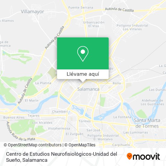 Mapa Centro de Estudios Neurofisiológicos-Unidad del Sueño