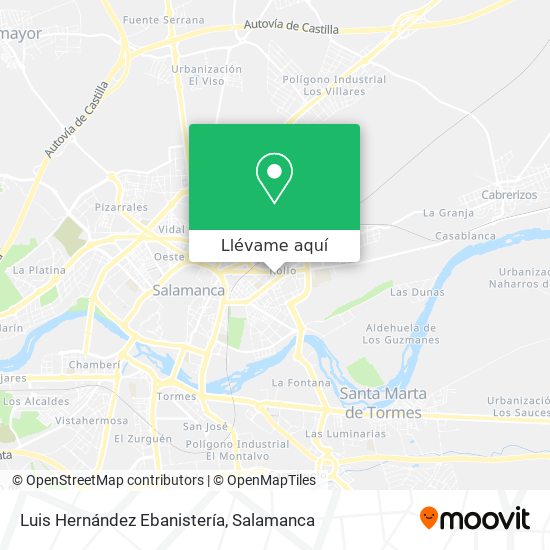 Mapa Luis Hernández Ebanistería