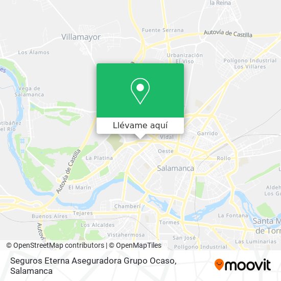 Mapa Seguros Eterna Aseguradora Grupo Ocaso
