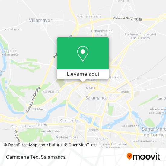 Mapa Carniceria Teo