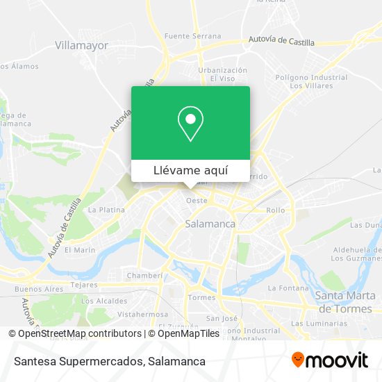 Mapa Santesa Supermercados