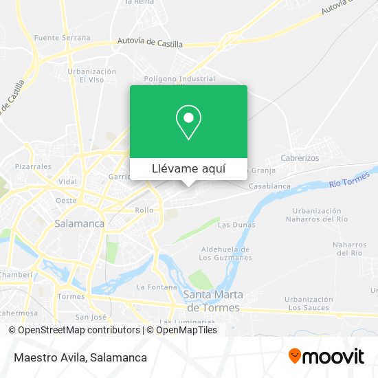 Mapa Maestro Avila