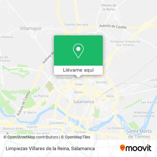 Mapa Limpiezas Villares de la Reina