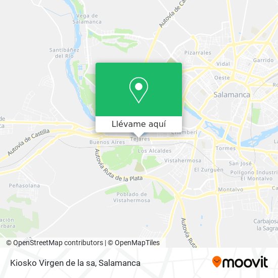 Mapa Kiosko Virgen de la sa