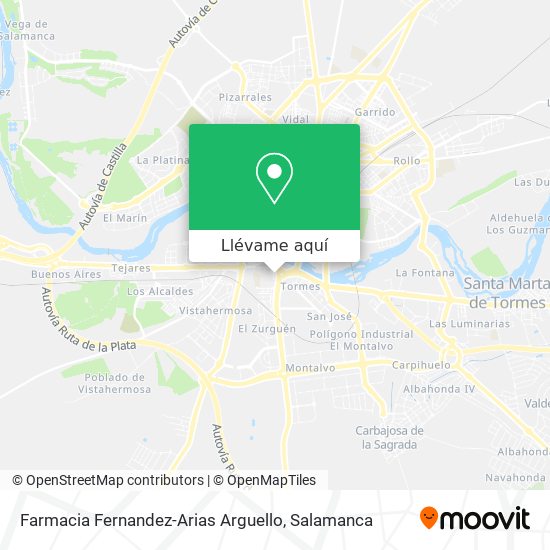 Mapa Farmacia Fernandez-Arias Arguello