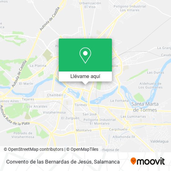 Mapa Convento de las Bernardas de Jesús