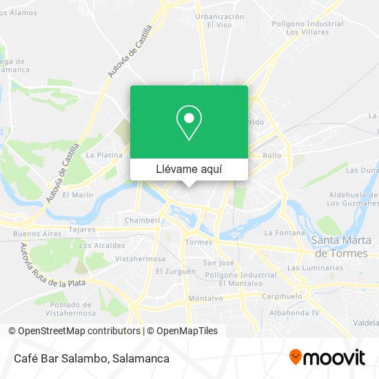 Mapa Café Bar Salambo