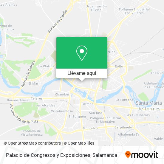 Mapa Palacio de Congresos y Exposiciones