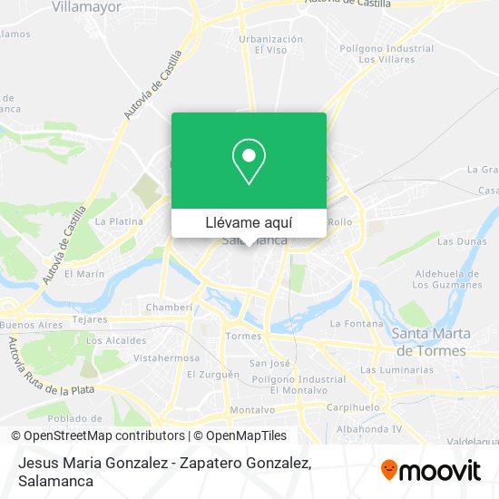 Mapa Jesus Maria Gonzalez - Zapatero Gonzalez