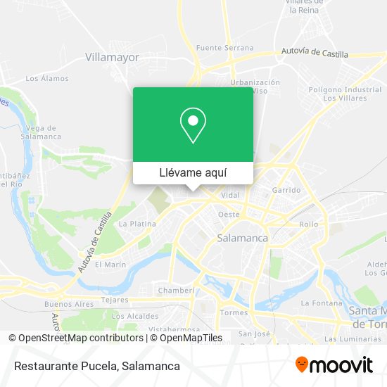Mapa Restaurante Pucela
