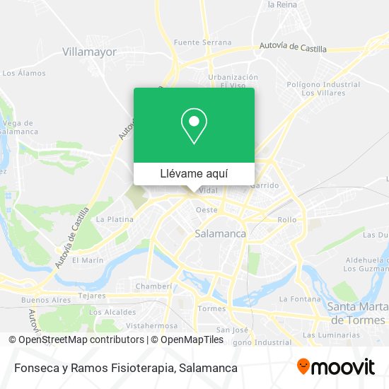 Mapa Fonseca y Ramos Fisioterapia