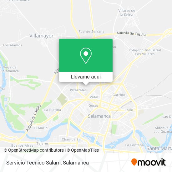 Mapa Servicio Tecnico Salam