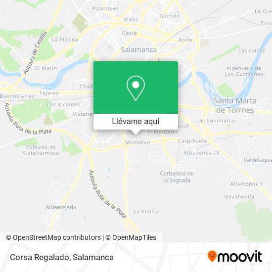 Mapa Corsa Regalado