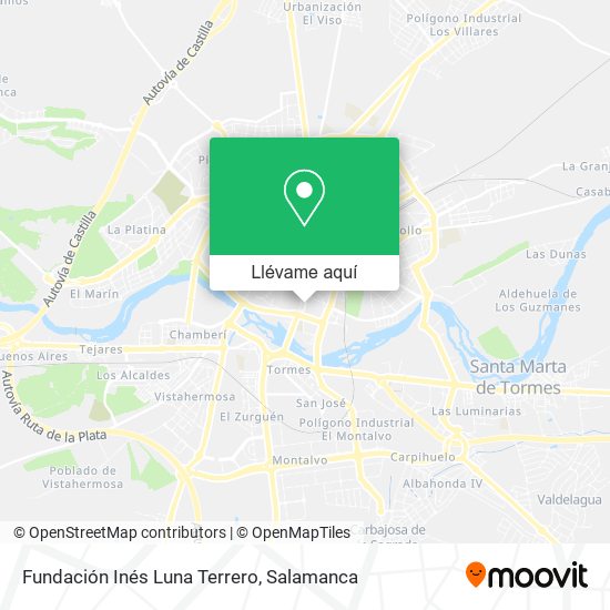 Mapa Fundación Inés Luna Terrero