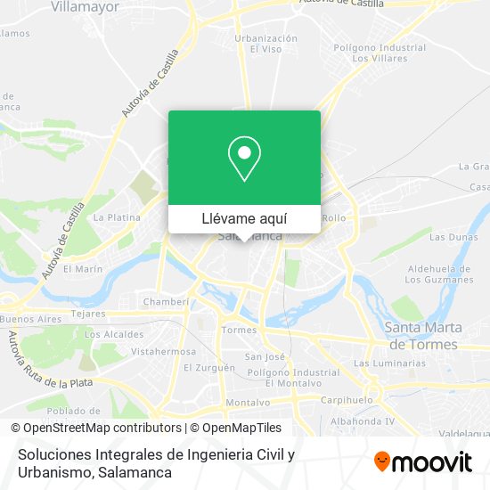 Mapa Soluciones Integrales de Ingenieria Civil y Urbanismo