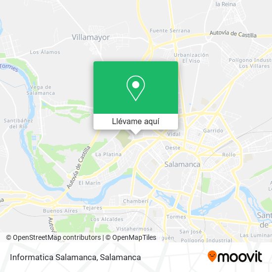 Mapa Informatica Salamanca