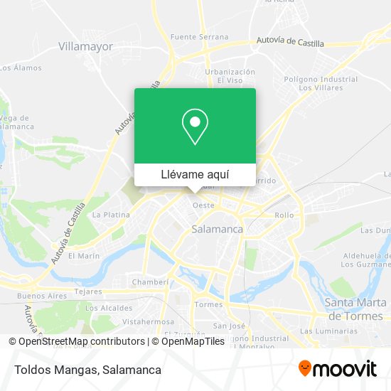 Mapa Toldos Mangas