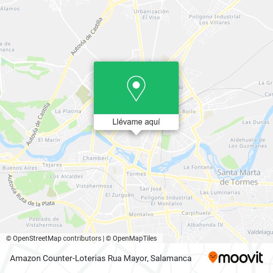 Mapa Amazon Counter-Loterias Rua Mayor