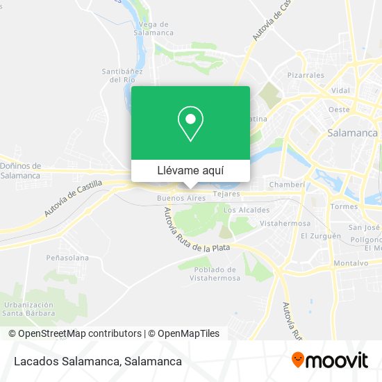 Mapa Lacados Salamanca