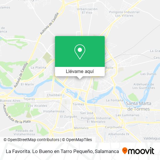 Mapa La Favorita. Lo Bueno en Tarro Pequeño