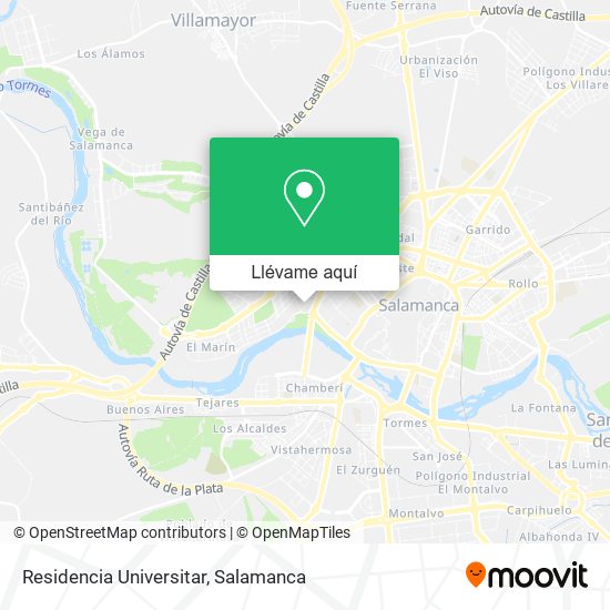 Mapa Residencia Universitar