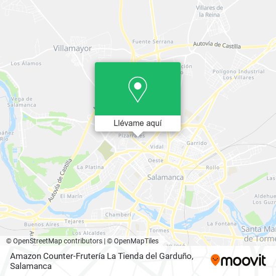 Mapa Amazon Counter-Frutería La Tienda del Garduño