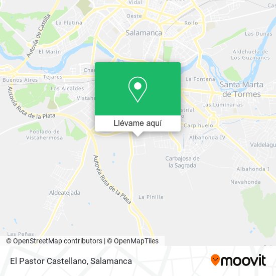 Mapa El Pastor Castellano