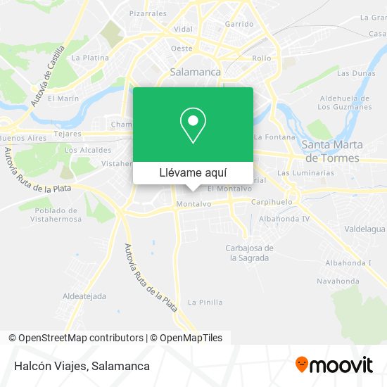 Mapa Halcón Viajes