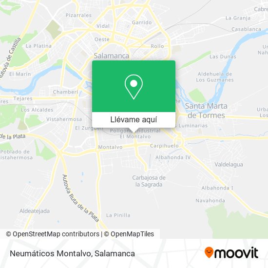 Mapa Neumáticos Montalvo