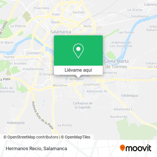Mapa Hermanos Recio