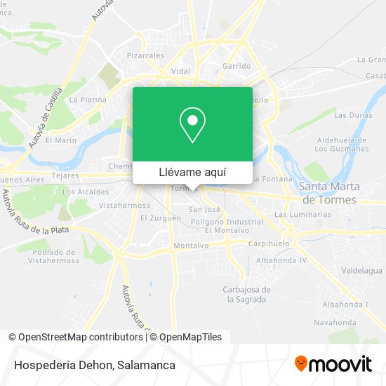 Mapa Hospedería Dehon