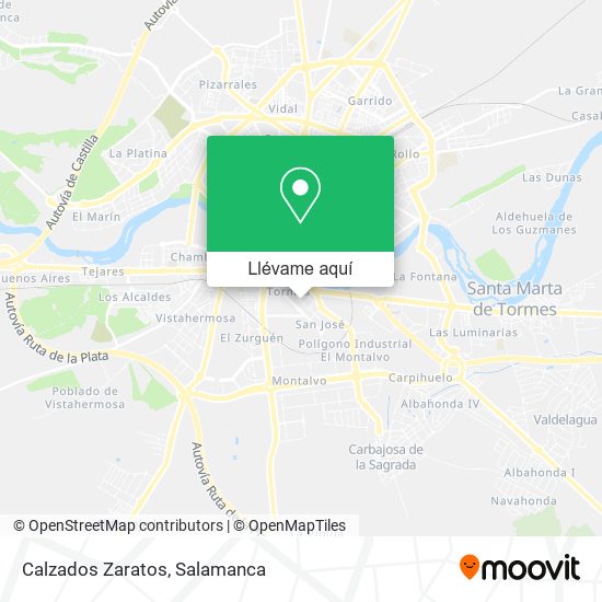 Mapa Calzados Zaratos