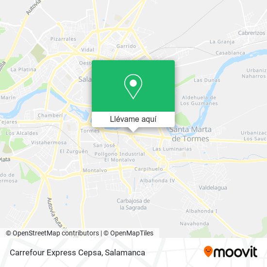 Mapa Carrefour Express Cepsa