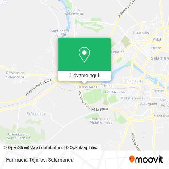 Mapa Farmacia Tejares