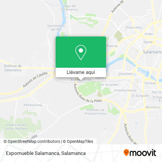 Mapa Expomueble Salamanca
