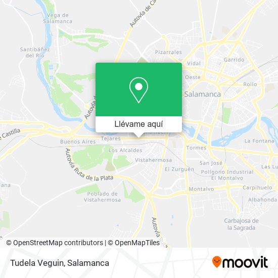 Mapa Tudela Veguin