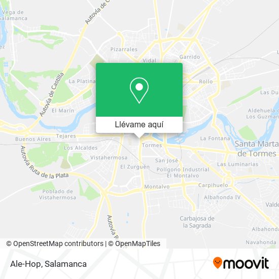 Mapa Ale-Hop