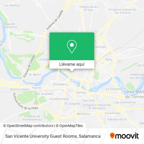 Mapa San Vicente University Guest Rooms