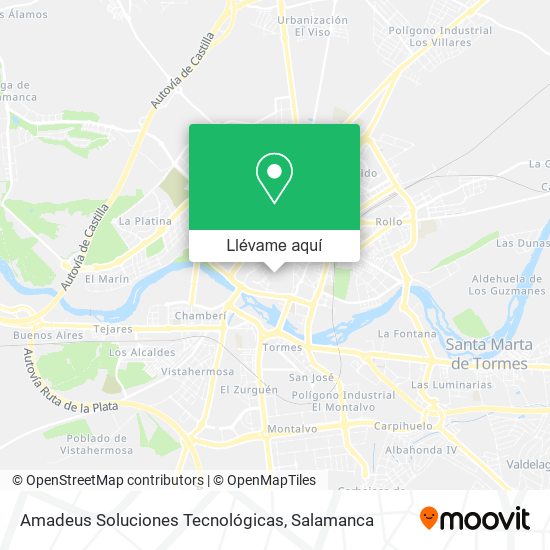 Mapa Amadeus Soluciones Tecnológicas