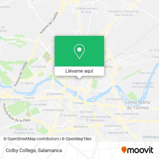 Mapa Colby College